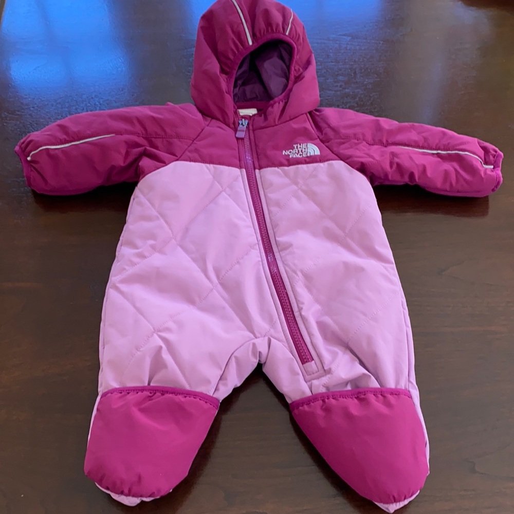 The North Face infant snowsuit